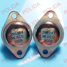 1pairs OR 2PCS  Transistor MOTOROLA/ON TO-3 2N6284/2N6287 2N6284G/2N6287G