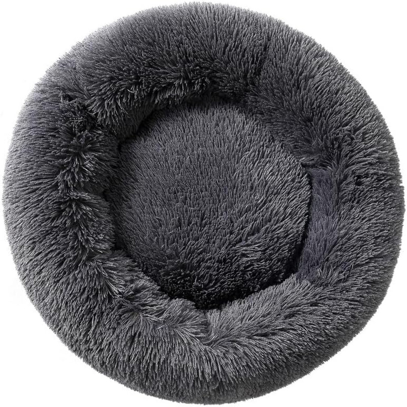 Donut Dog Bed Cat Bed Fluffy Calming Pet Bed Dog round Bed Cat round Bed Warm Ki