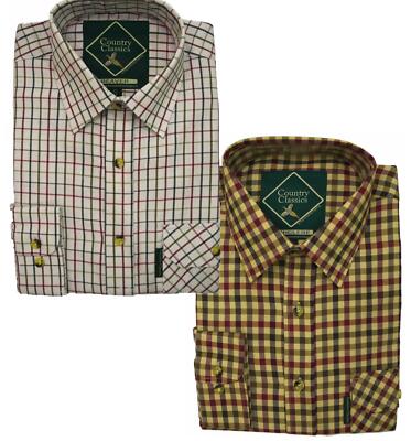 Country Classics Jungen Langarm Karohemd Smart Abschlussball 6 Monate -16 Jahre