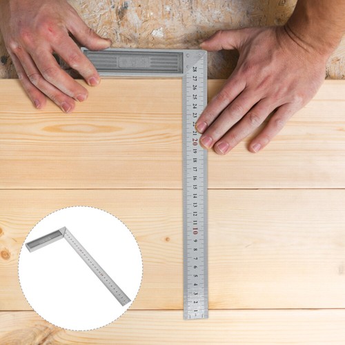 Metal Measuring Tool Steel Ruler Multi-angle Professional Square - Picture 2 of 12