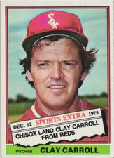 1976 Topps Traded #211T Clay Carroll Chicago White Sox Baseball Card