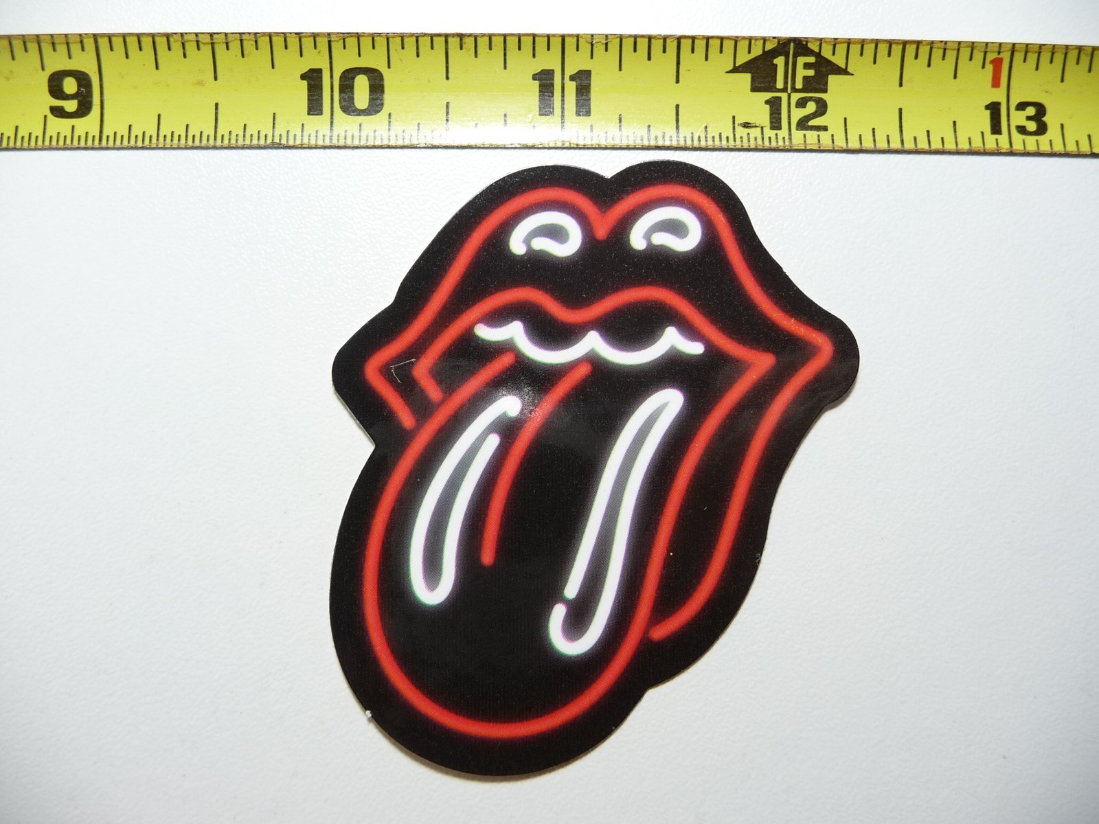 FUNNY TONGUE STICKING NEON STYLE STICKER DECAL COLORFUL FUNNY