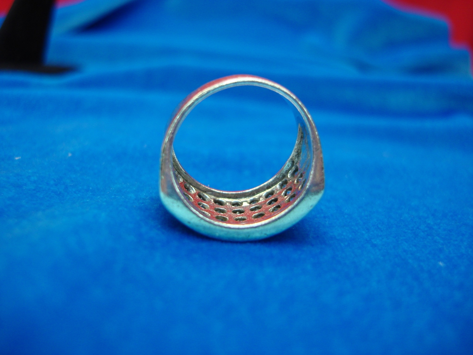 WELL MADE SOLID STERLING SILVER RING WITH 36 SPAR… - image 9