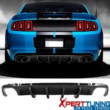 Fits 13-14 Ford Mustang Shelby Rear Bumper Lip Diffuser V2 Style- PP