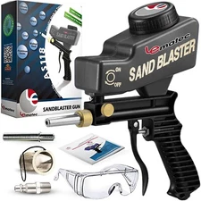 LE LEMATEC Sandblaster, Rust and Paint Remover, Handy Sand Blaster. Sand Blas...