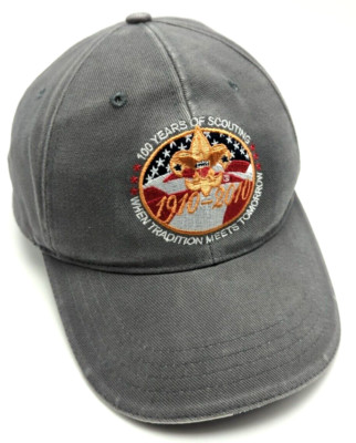 BOY SCOUTS 100th ANNIVERSARY CENTRAL FLORIDA COUNCIL gray adjustable hat / cap