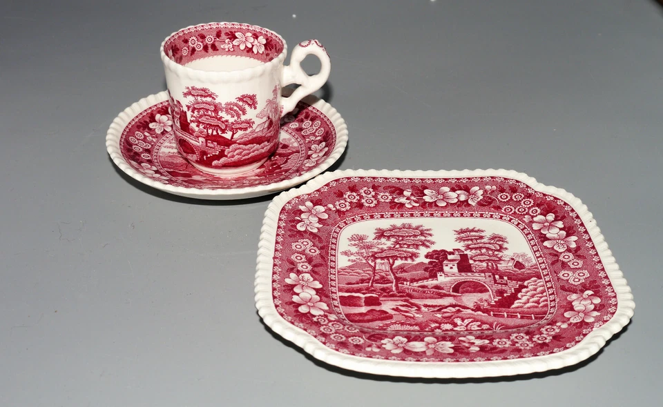 Spode England Copeland Spode´s red rot pink Tower Teile zur Wahl - Bild 1 von 4