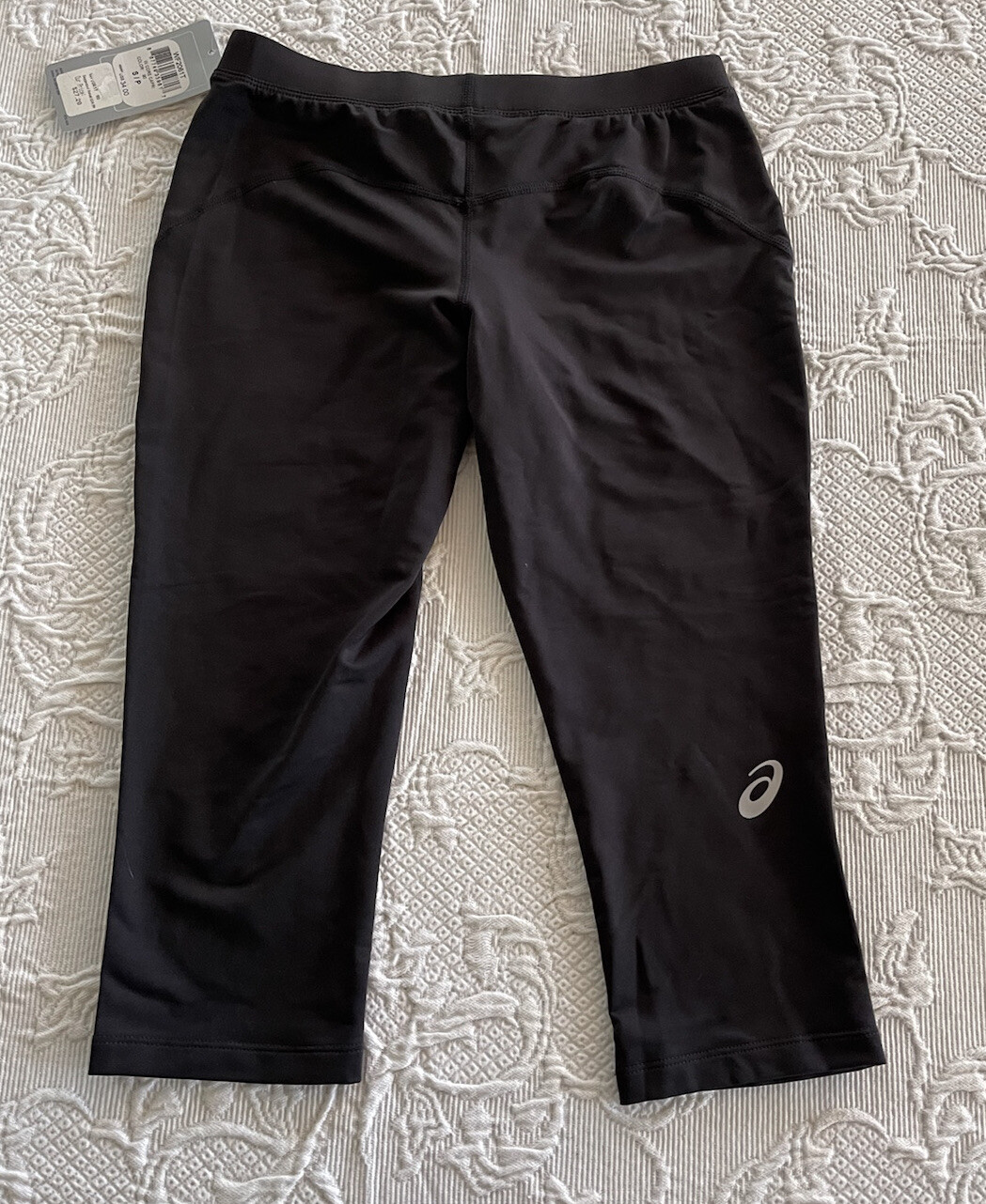 Asics+Womens+W+Core+Capri+Black+Style+WF2061T+RN+66200+Size+Small for