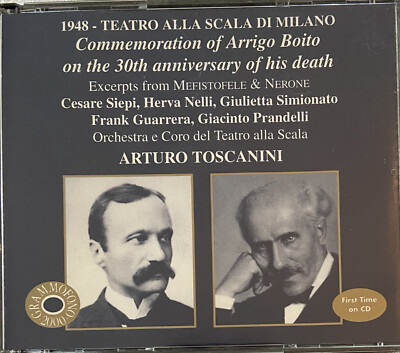 La Scala (6/10/1948): Commemoration of Arrigo Boito (2CD, Grammofono 1998)