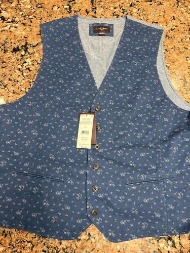 Schwarz Braun 1826 Weste Herren Gr. XL 405 Moonstone Blau NEU Neu mit Etikett