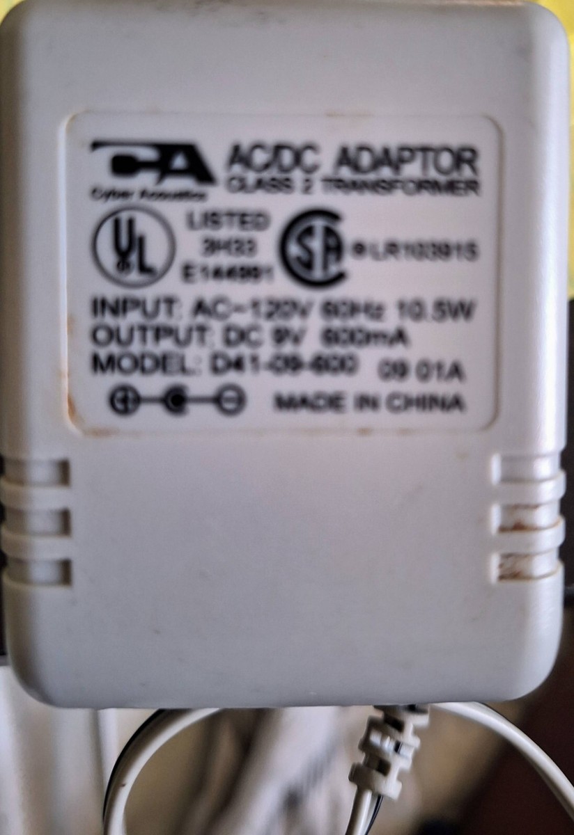 AC/DC Adapter , Class 2,UL, Input AC-120v 60HZ, 10.5w output AC/DC Adapter , Class 2,UL, Input AC-120v 60HZ, 10.5w output