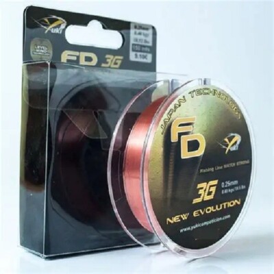 YUKI FD 3G EVOLUTION Super Monofilament Fishing Line 300m 0.185mm