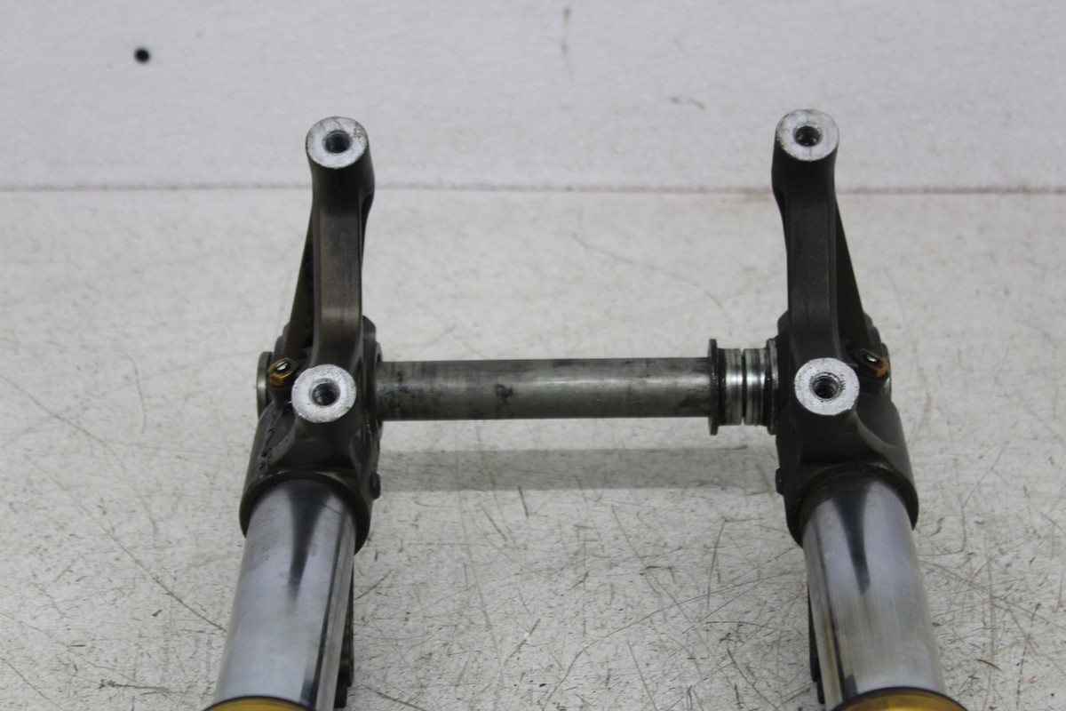 03-04 KAWASAKI NINJA ZX6R 636 FRONT END FORKS TRIPLE TREE