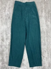 Natural Impressions Pants Womens Small Green Casual Pull On Elastic Waist