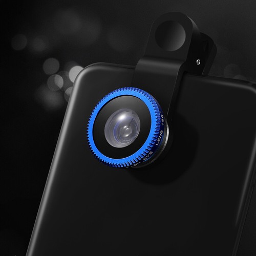 Fisheye Makroweitwinkelobjektiv Ansteckbares Kameraobjektiv Für Das Telefon - 第 1/12 張圖片