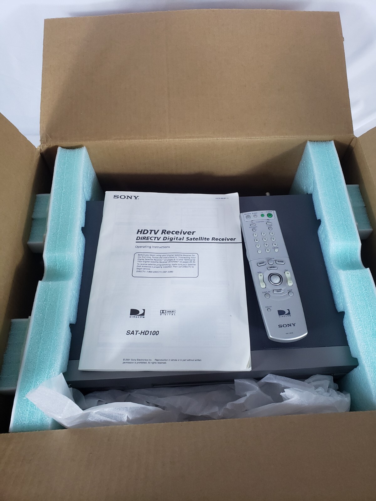 Sony SATHD100 DVIHDTV SetTop Tuner/Receiver Brand New Ships free and