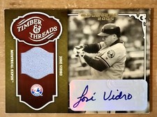 2005 Donruss Timber & Threads Auto/Jersey Jose Vidro TT-22 06/10 Montreal Expos