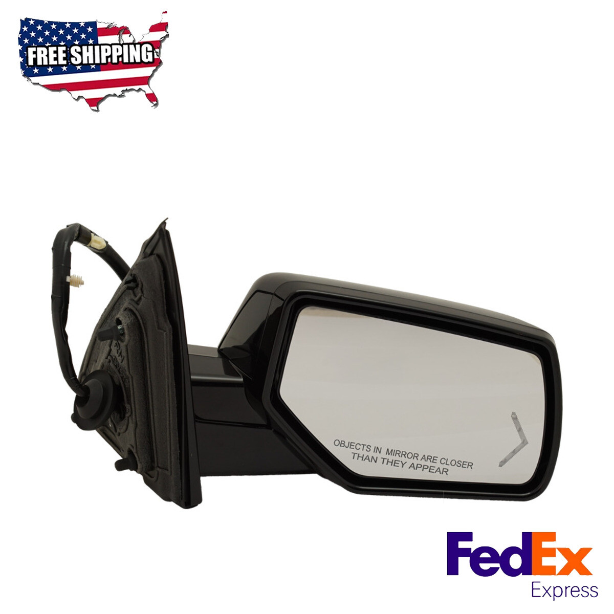 Mirror Paintable Passenger Side for 15-20 Chevy Tahoe Suburban GMC Yukon