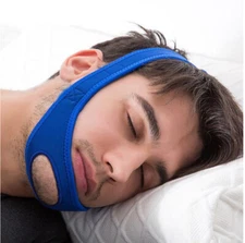 Anti Snore Open Chin Strap - Stop Snoring Sleep Apnea Friendly Snore Chin Strap