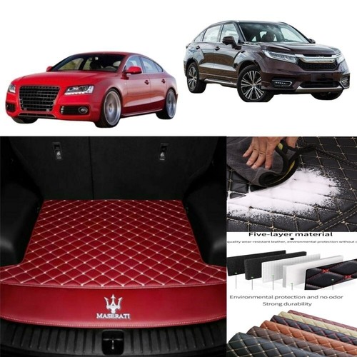 For Maserati Cargo Liner Car Trunk Mats All Models Custom Footpads Cargo Mats - Picture 2 of 14