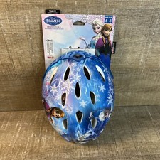 Disney Frozen 3D Tiara Bicycle Helmet Age 5-8 Bell True Fit head Protection Kids