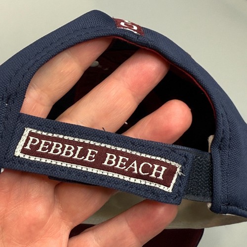 2010 U.S. Open Pebble Strandhut von The Game – blau/rotbraun, 100 % Polyester EUC- - Bild 13 von 19