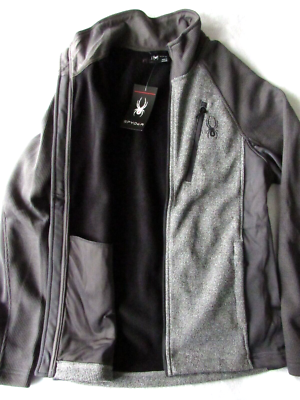 Spyder Raider 2.0 Mens size M Full Zip Waffle Knit Fleece Spyder Raider 2.0 Mens size M Full Zip Waffle Knit Fleece