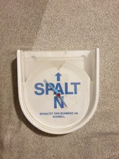 Seltene Uralte Werbe-Uhr "SPALT  Werbung. Uhr funktioniert.