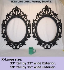 IKEA Picture Frame Baroque Rococo Ornate Decor Vintage Discontinued 33"x23" PAIR
