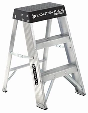 Louisville AS3002 2-Ft. Step Ladder, Aluminum, Type IA, 300-Lb. Duty Rating -