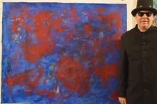 Mark Little original,painting,54”x44”Acrylic,Abstract, Modern, Pop Art, Large