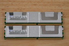 (Lote de 2) Samsung 1GB DDR2 667MHZ PC2-5300 240PINS CL5 ECC M395T2863QZ4-CE66