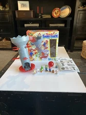 Super Mario Blow Up! Shaky Tower Balancing Game With Super Mario Action Figures