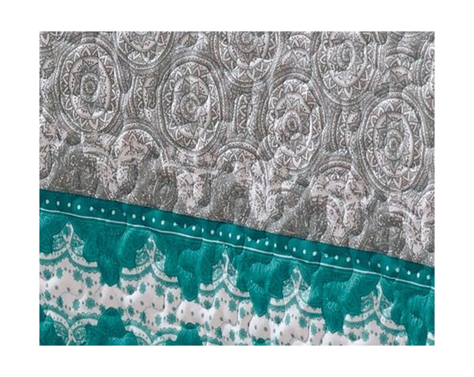 Colcha edredón de 3 piezas King/California King talla grande 118" x 95" A... Foto 2 de 2