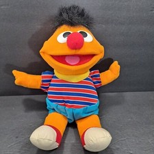 Tickle Me Ernie Sesame Street Plush Tyco 1996 That Laughs Vibrates