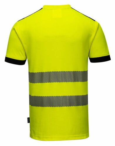 Portwest T181 Hi Vis T-shirt de sécurité léger réfléchissant à manches courtes - Photo 18 sur 19