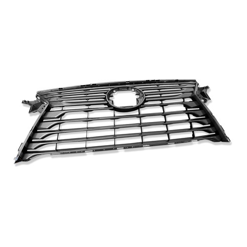For 2016 2019 Lexus RX RX350 Front Upper Lower Grille Chrome No Camera 4pc 17 18 - Picture 7 of 11