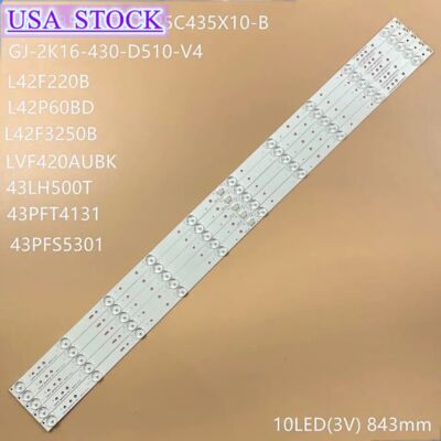 LED Strips For Philips BDL4330QL BDM4350 BDM4350UC CDE4302 TPT430H3DUY TPT430U3