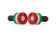 CNC CONTRAPPESI MANUBRIO TRICOLORE DUCATI 1098 S 2007-2008 ROSSO