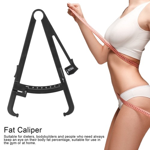 Schwarz Plastik Body Fat Caliper Präzise Messung Für Männer Und Frauen - Bild 15 von 22
