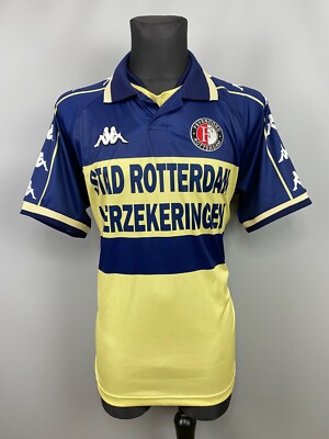 FEYENOORD 2000 2001 AWAY SHIRT FOOTBALL SOCCER JERSEY MENS