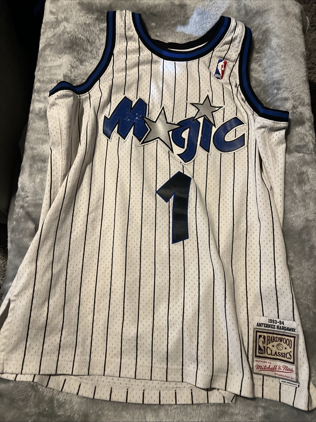 Vintage Nike Orlando Magic NBA Penny Hardaway #1 Jersey Men's Size Large