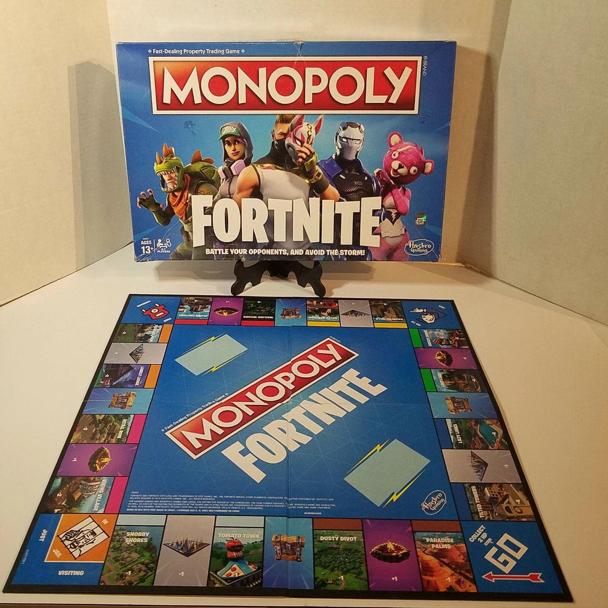 Monopoly: Fortnite Edition Board Game, Replacement Board Only Model E6603  Hasbro