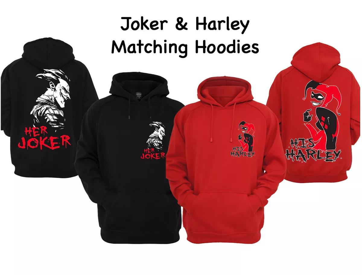 Joker and harley quinn clearance hoodies