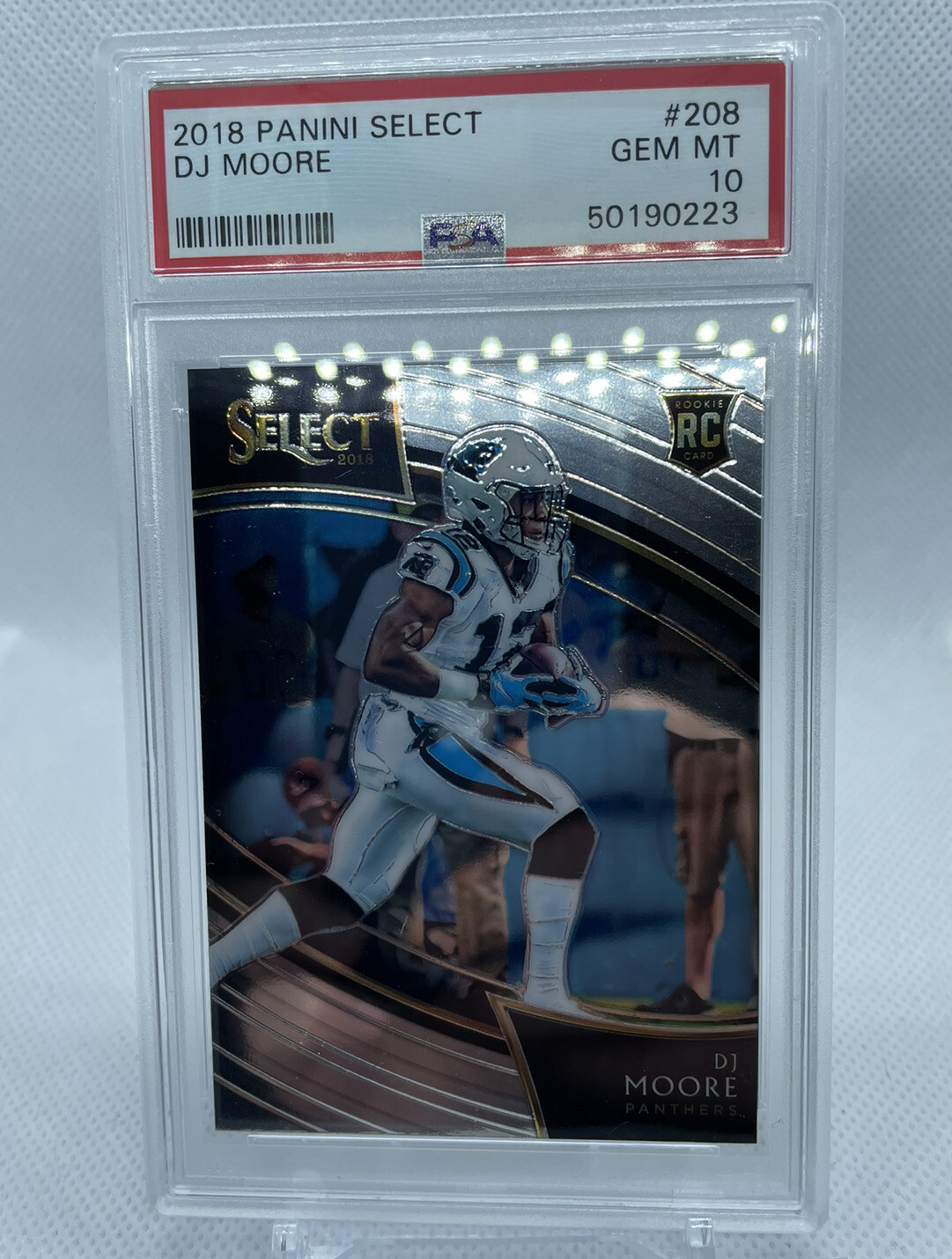 2018 Panini Select DJ Moore Field Level Rookie RC #208 PSA 10 POP 2!!! 🔥🏈👀
