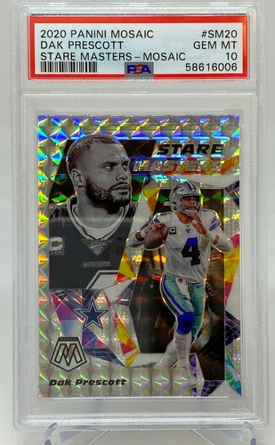 Dak Prescott 2020 Mosaic Silver PSA 10