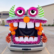 Halloween Trunk or Treat Car Decorations Kit Monster SUV Decor