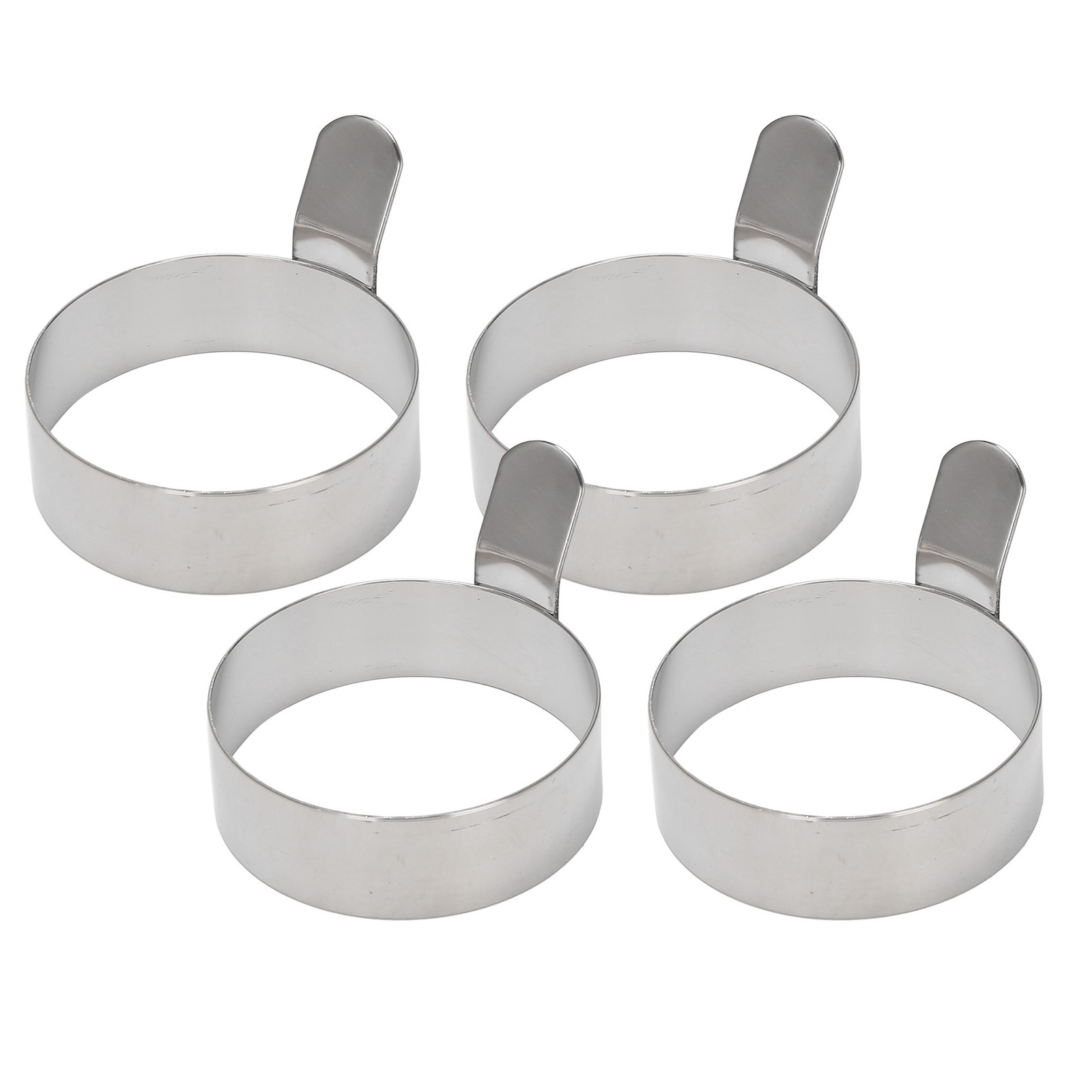 4 StüCk Eierbratringe Edelstahl Omelett Modell Pfann Kuchen Ringe Perfekter3818