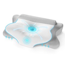 Cervical Pillow for Neck Pain Relief,Contour Memory Foam Pillow with Breathab...