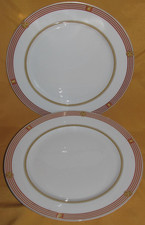 Set Di 2 Piatti Piani In Porcellana Bernardaud Limoges Servizio Kent